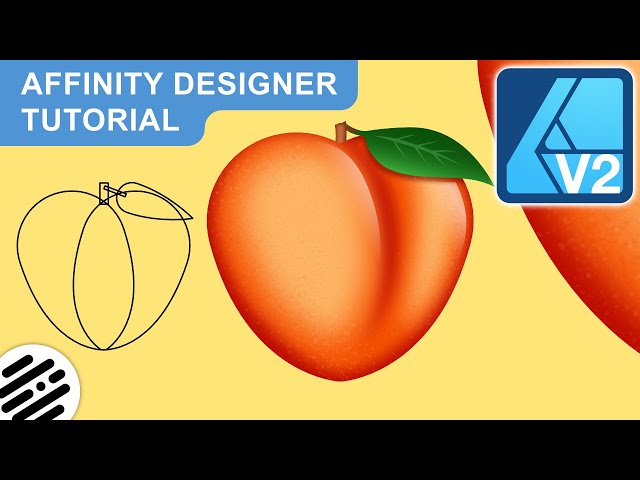 Affinity Designer Tutorial: How to Draw a Peach
