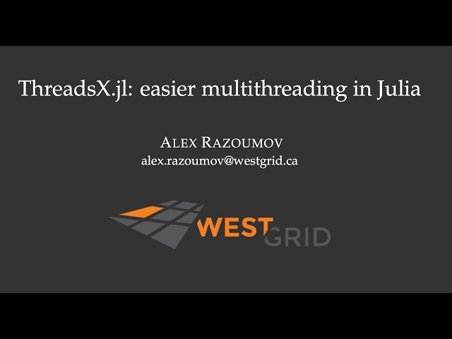 ThreadsX.jl: easier multithreading in Julia