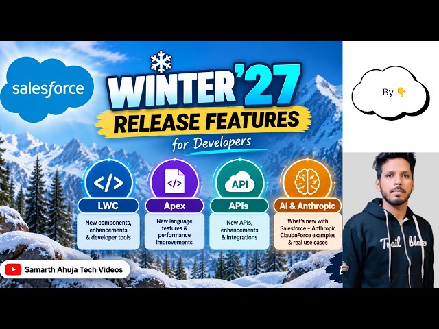 Salesforce Winter 27 Release Updates | LWC, Apex, APIs & Anthropic AI