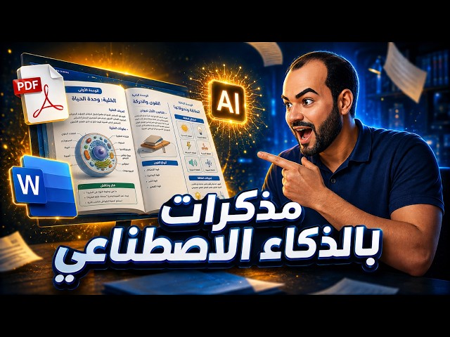 اصنع ملزمات ومذكرات تعليمية احترافية بالذكاء الاصطناعي وابدأ الربح