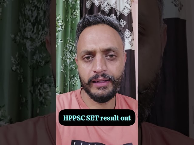 HPPSC SET RESULT OUT