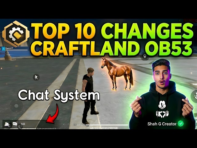 Top 10 BIG Changes in Free Fire Craftland OB53 Update 🔥 New Features & Improvements | Shah G Creator