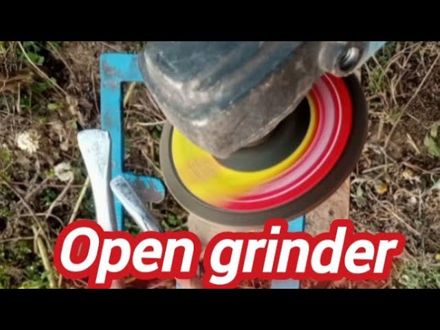 Open grinder