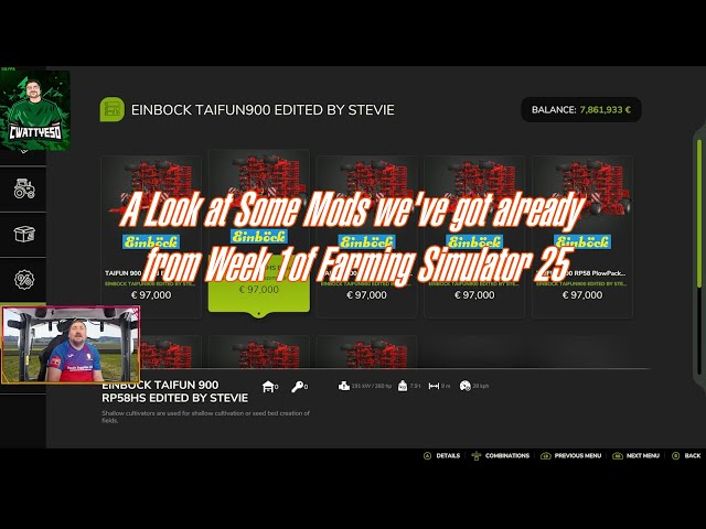 Looking at Some of the Mods Released Week 1 for Farming Simulator 25 | Farm Sim 25 | FS25
