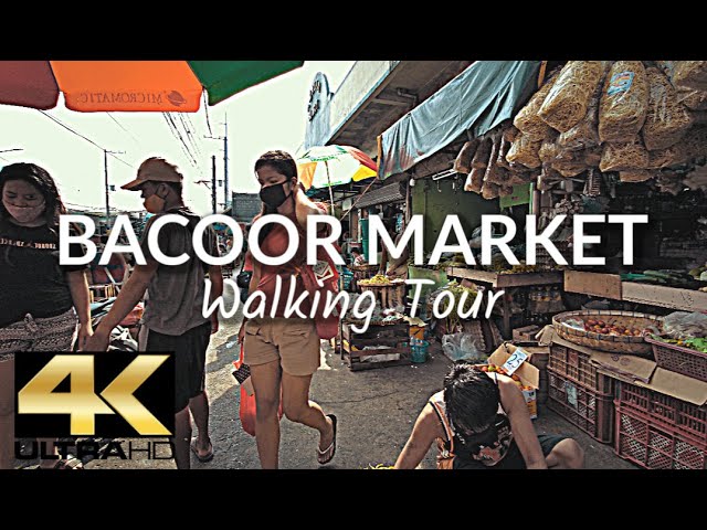 BACOOR PUBLIC MARKET - Walking Tour [4K]