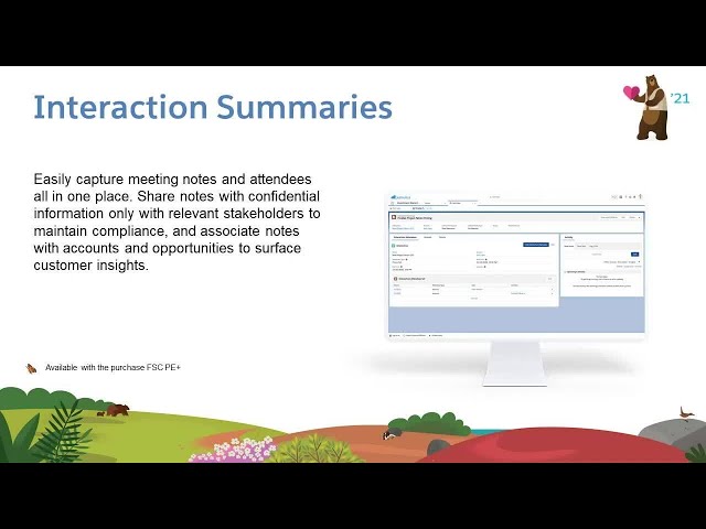 Industries: Financial Services Cloud: Interaction Summaries