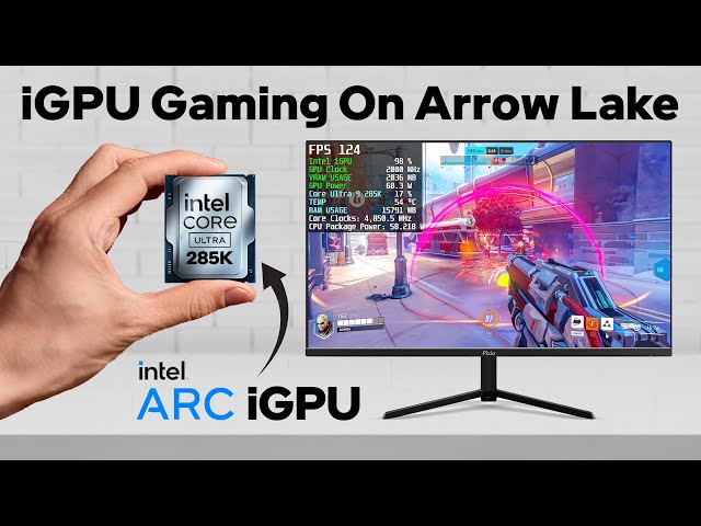 iGPU Gaming On The New Intel Core Ultra 285K: BETTER than expected!