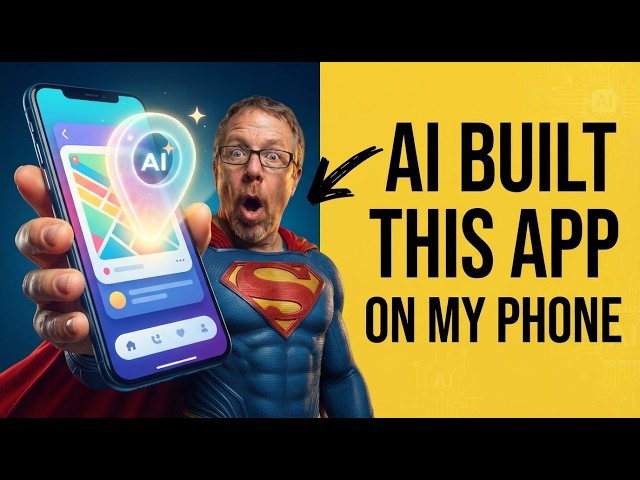 AI Built Location Saving PWA on Phone | Hero Extract