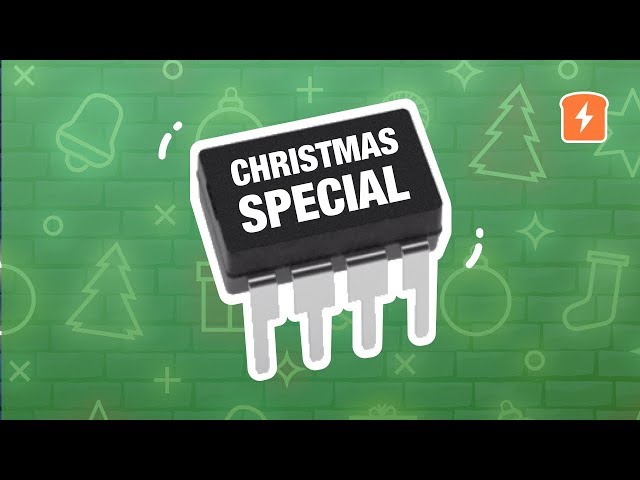 DIY Christmas Lights with a Microcontroller - Charlieplexing LEDs (PIC10F200) | Christmas Special