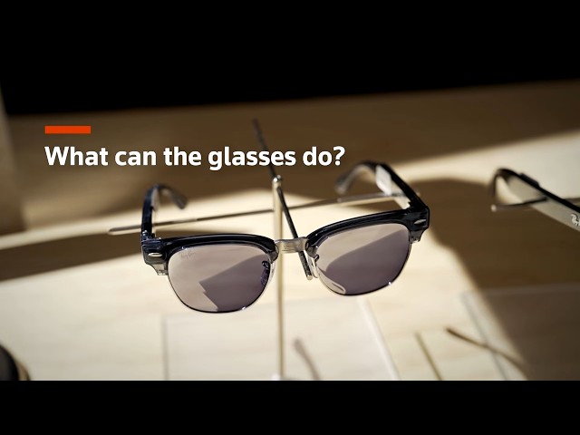 What can Meta's camera-free glasses do?