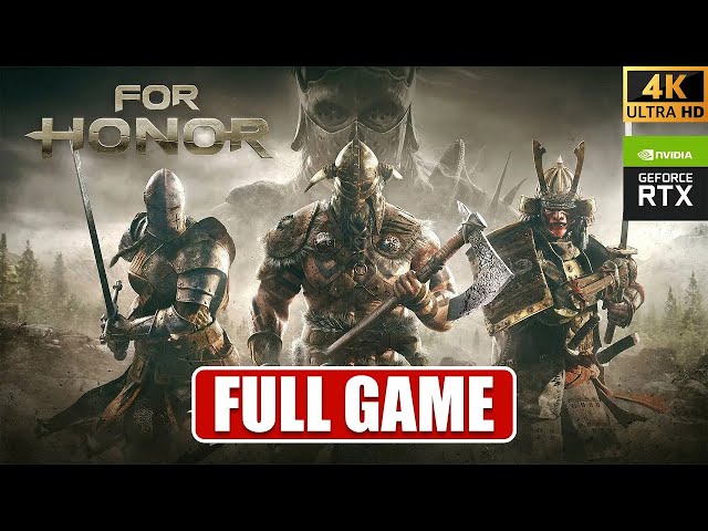 FOR HONOR - #FULLGAME [ 4K - Ultrawide QHD - 60FPS - MaxSettings ] - No Commentary ] ⚔️🛡