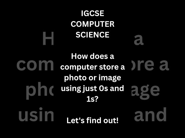 How Computers Represent Images | Resolution & Colour Depth Explained | IGCSE Computer Science