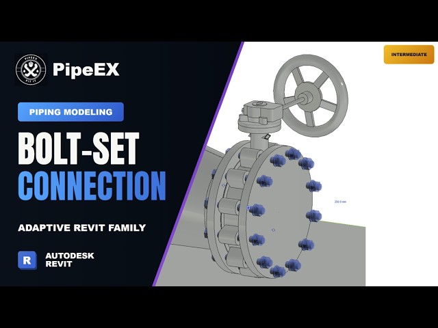 How to Create an Adaptive Bolt Set Connection in Autodesk Revit | Step-by-Step Tutorial