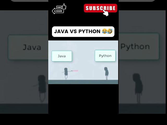 JAVA VS PYTHON 😂🤣  #coding #python #webdesign