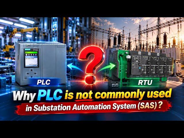 ❓ Why PLC is NOT Commonly Used in Substation Automation (SAS)? | PLC vs RTU