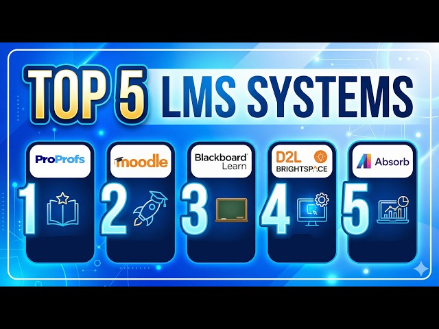 5 Best Learning Management System (LMS) Software