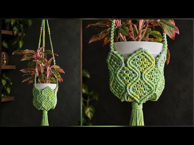 Macrame Plant Hanger: Reamaking Old Design For Science
