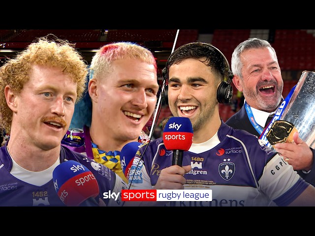"I've loved every minute of this year!" ❤️ | Reaction as Wakefield win the Super League Grand Final