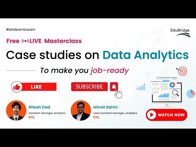 Exclusive Masterclass: Upskill Your Data Analytics Career | EXL Experts Ishrat Sahni & Ritesh Dad