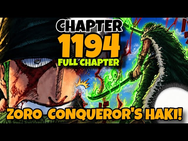 ZORO OVERPOWERED ADVANCED CONQEROR'S HAKI AWAKENING!!! 😱 One Piece Chapter 1194 Full Tagalog Review
