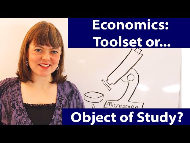 Economics: A Toolset of Concepts or an Object of Study?