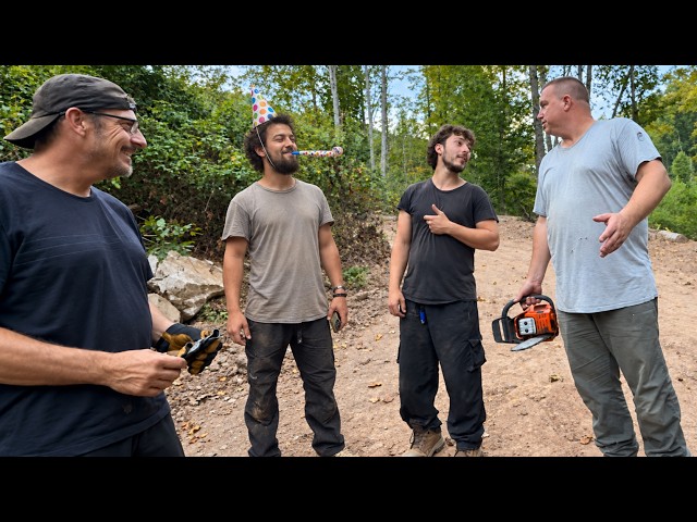 Building Off-Grid Homestead Deep In The Woods
