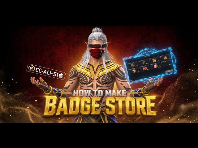 How To Make Badge Store In Free Fire Craftland | Complete Badge Store Tutorial 🔥