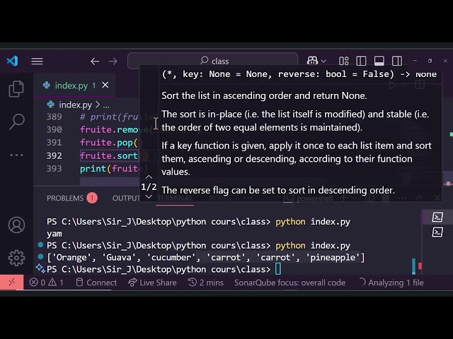 List in Python