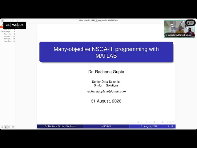 Day-7 Session-1 SDC-05A Advanced Optimization Techniques & MATLAB