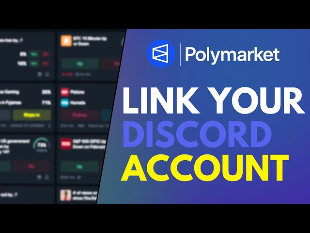 Polymarket - How To Link Your Discord Account To Your Profile