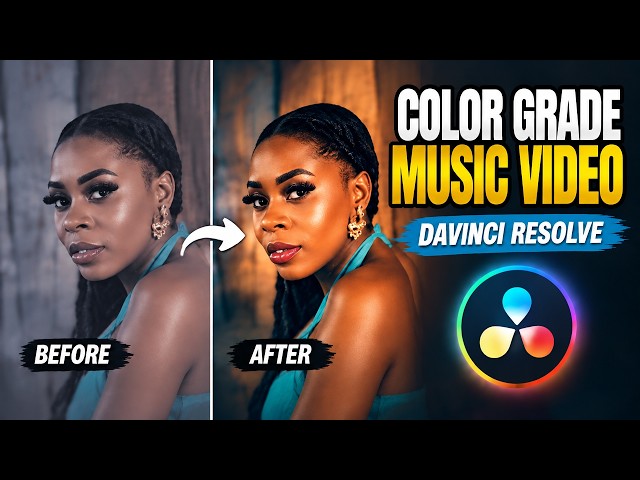 Color Grade Your Music Videos Like a PRO (DaVinci Resolve)
