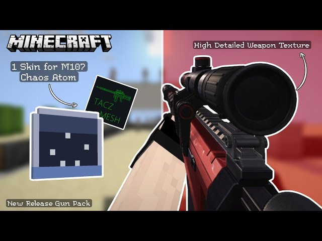 [TaCZ] CFHD, NZ&NZM High Detailed Gun Pack New RELEASE! | Minecraft Java Edition