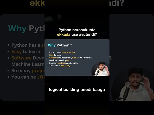 Python Applications in Telugu | Where Python is Used in Real Life