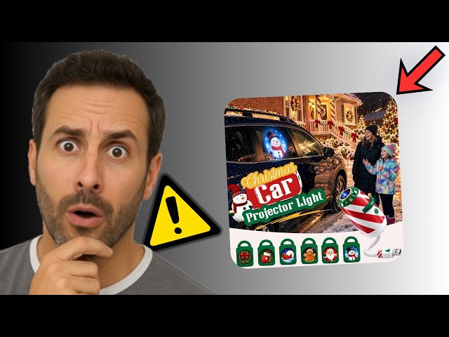 Merry Ride Christmas Car Projector Review | Don't Buy Before Watching This!