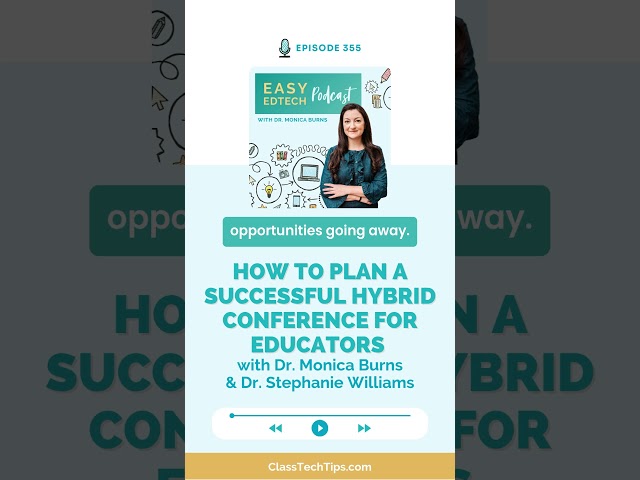 How to Plan a Hybrid Conference for Educators (What Really Works)