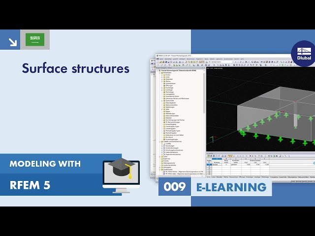 Modeling with RFEM 5 | 009 Surface structures