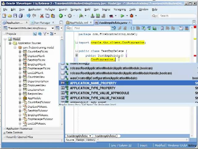 Advanced Oracle ADF Training - How to Delete Multiple Records with Oracle ADF View Objects