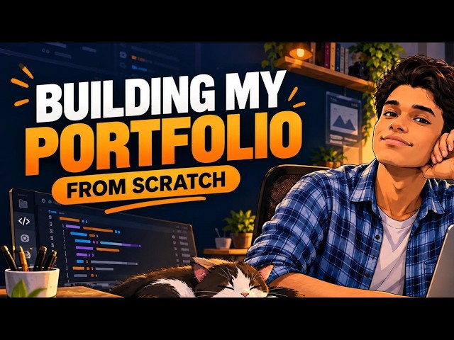 Building My Portfolio Website from Scratch | Part 1: Interactive Background