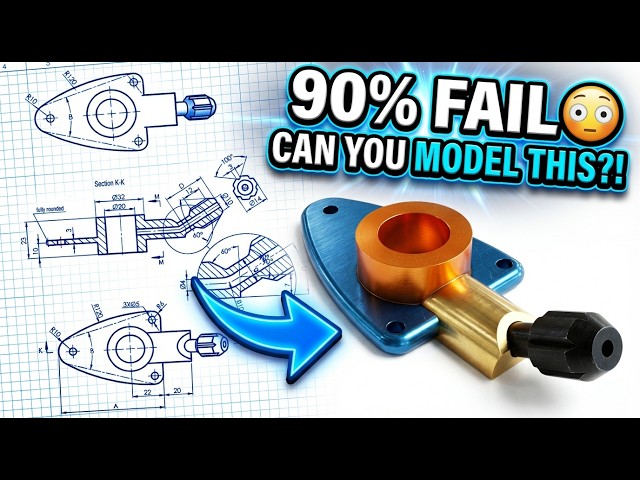 Can You Model This? Fusion 360 Challenge - Catics 3D01-02