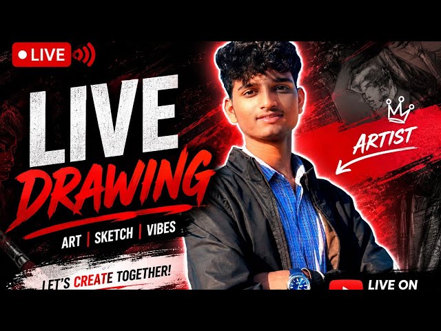 pavan art & vlogs  live drawing challenge 😱 suscribe please 🥺