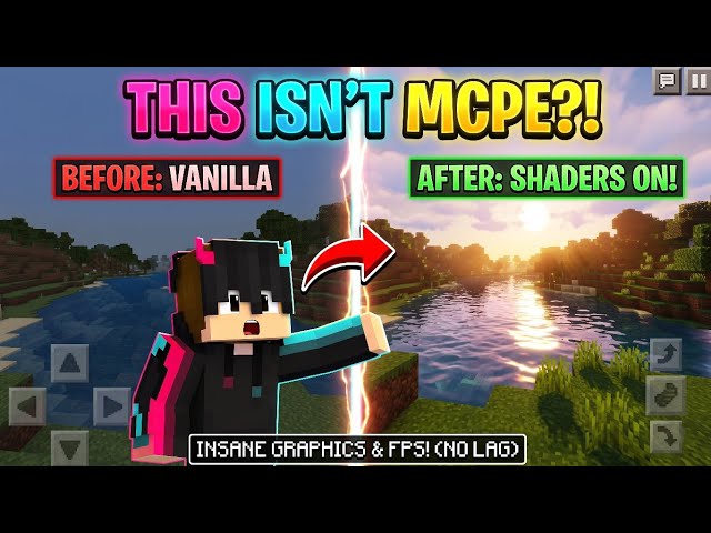 How to Use Shaders In MCPE #minecraft #mcpe #gaming 