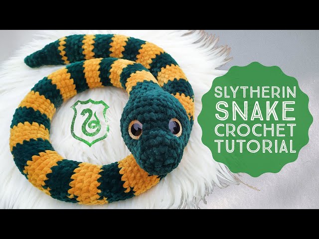 Slytherin Snake | Harry Potter inspired crochet pattern