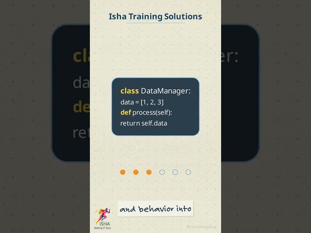 Isha Training Solutions presents "Python Programming Live Training Course – Live Training