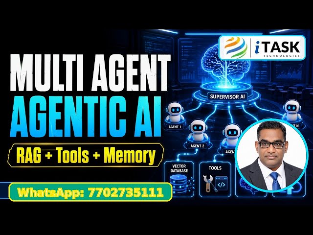 Multi-Agent Agentic AI Explained | RAG, Tools, Memory & AI Agent Workflow