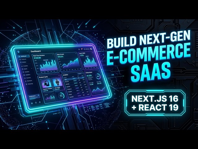 Build Enterprise E-Commerce SaaS & Online Stores | Next.js 16 Multi-Tenant Commerce Engine Demo