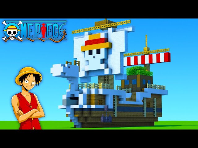 Minecraft Tutorial: How To Make The Going Merry "One Piece"