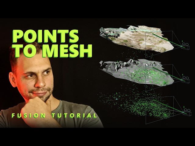 Generate mesh from the 3D tracking points in Fusion