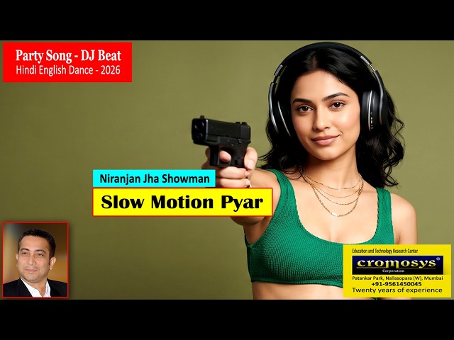 Slow Motion Pyar | Hindi English Party Dance Song 2026 | Niranjan Jha Showman | Cromosys Filmmaker