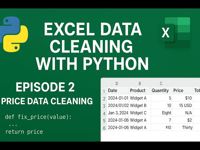 Excel Price Data Cleaning with Python | Bangla Tutorial
