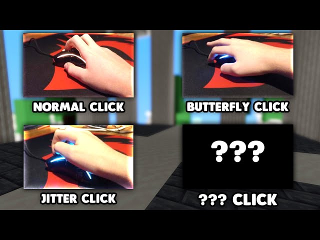 which CLICKING METHOD is BEST for Roblox Bedwars?